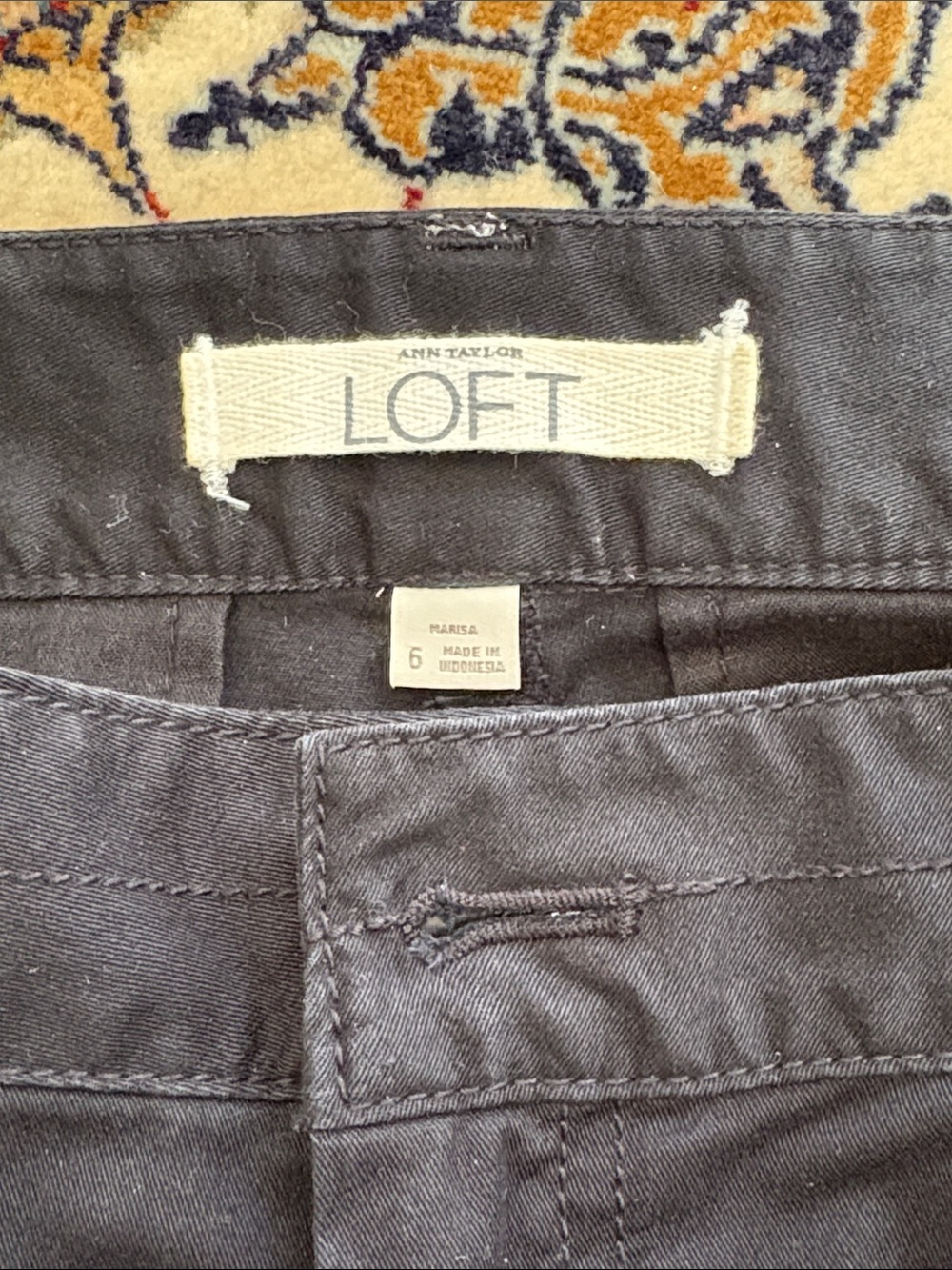 LOFT Dark Gray Women's Pants